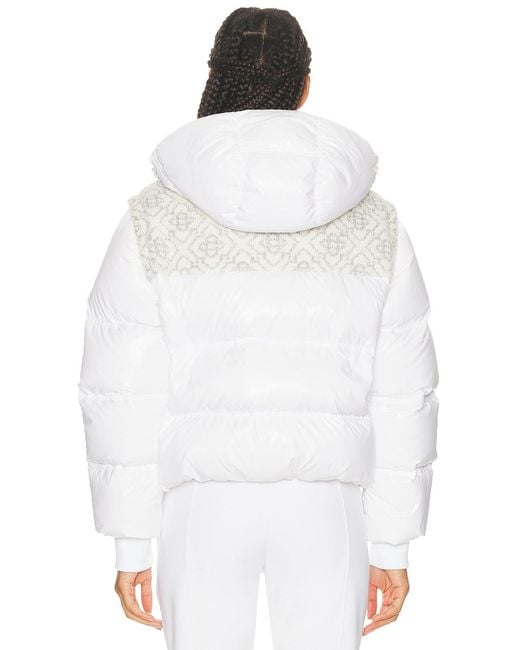 Casablanca White Puffer Jacket