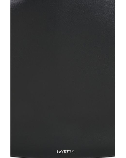 SAVETTE Black Florence Hobo Bag