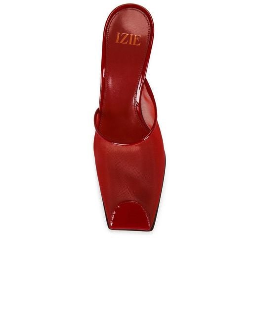 IZIE Red Waverly Mule