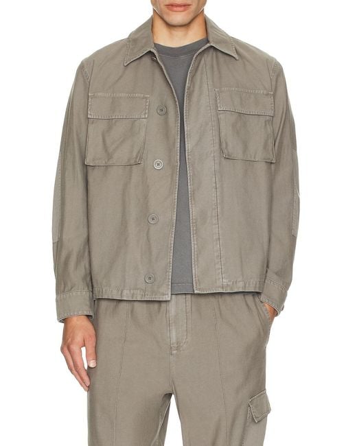 Helmut Lang Natural Garment Dyed Utility Jacket for men