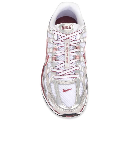 Nike White P-6000 Sneaker