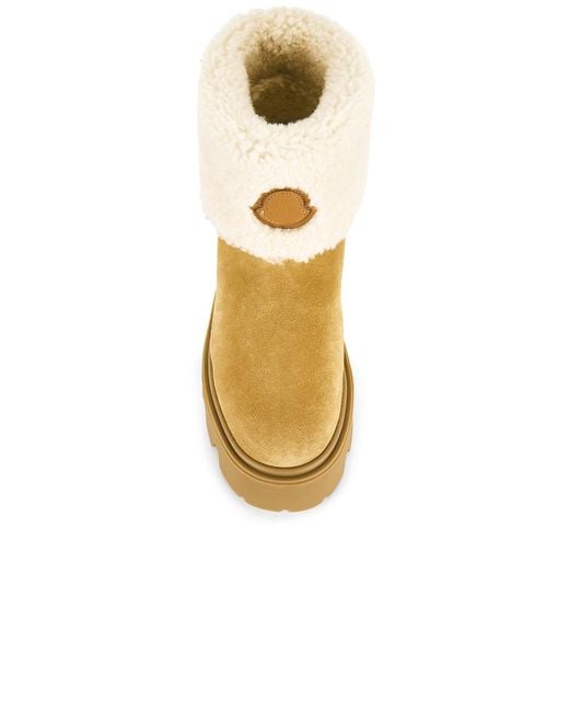 Moncler Natural Aurea Mid Ankle Boot