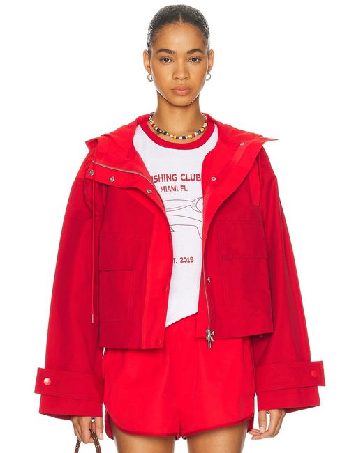 Staud Red Alta Jacket