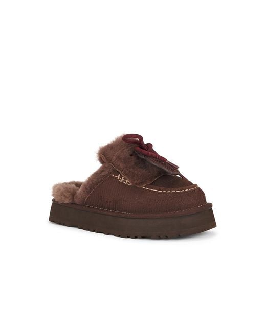 Ugg Brown Disquette Heritage Slipper