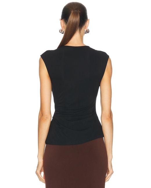 Jonathan Simkhai Black Casmi Top