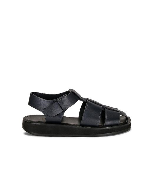 The Row Leather Fisherman Sandals | Lyst