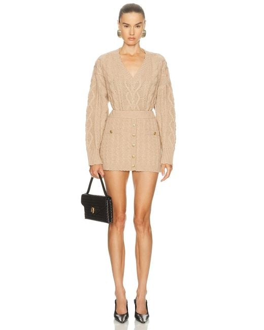 LoveShackFancy Natural Croisette Pullover Sweater
