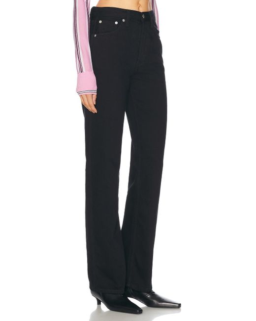 Re/done Blue 90S High Rise Loose Jeans
