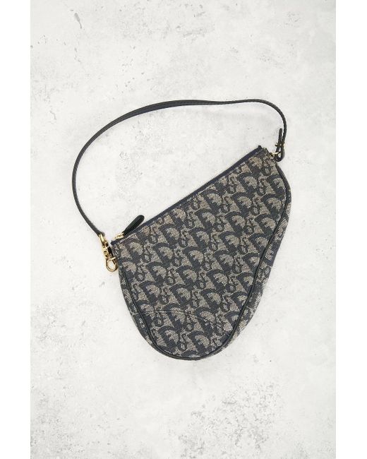Dior Black Issimo Pochette Saddle Bag