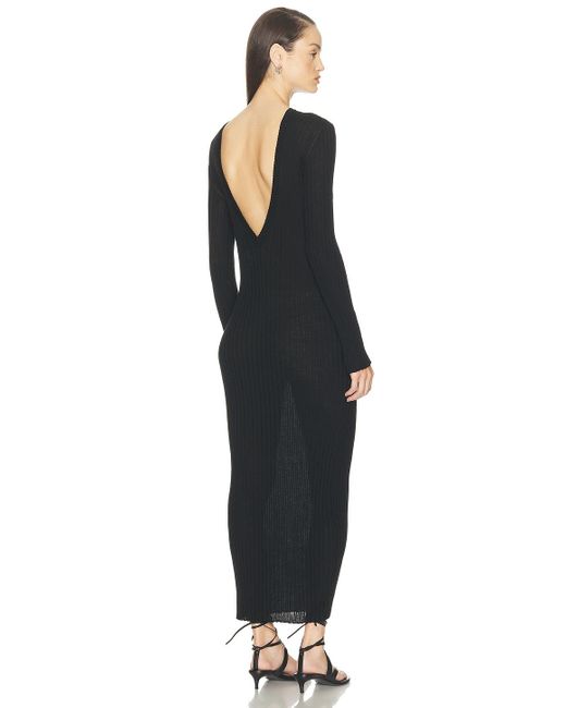 Khaite Black Sigrid Dress