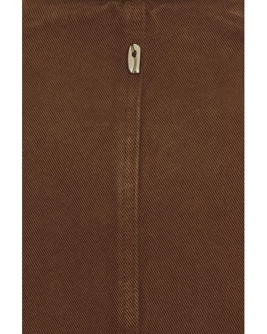 LE17SEPTEMBRE Brown Denim Field Jacket for men