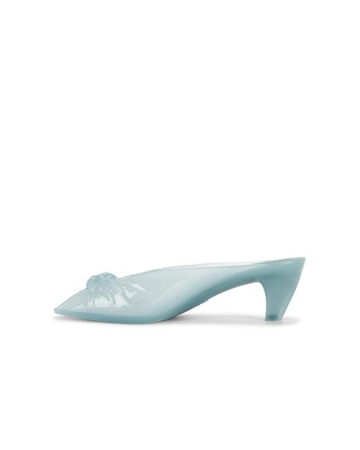 Chloé Blue Jelly Open Toe Mule