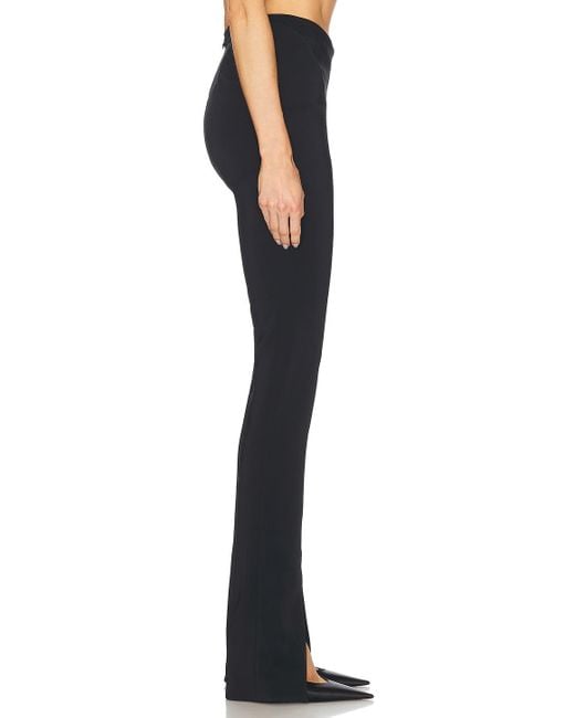 Mugler Blue Split Hem Pant