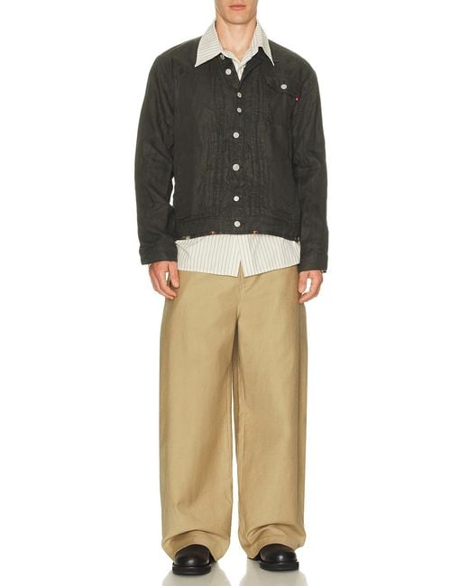 Undercover Black Button Down Blouson for men