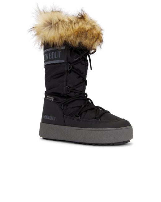 Moon Boot Black Ltrack Monaco Boot