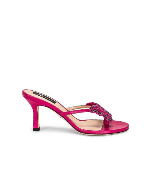 Blumarine Pink Butterfly Sandals