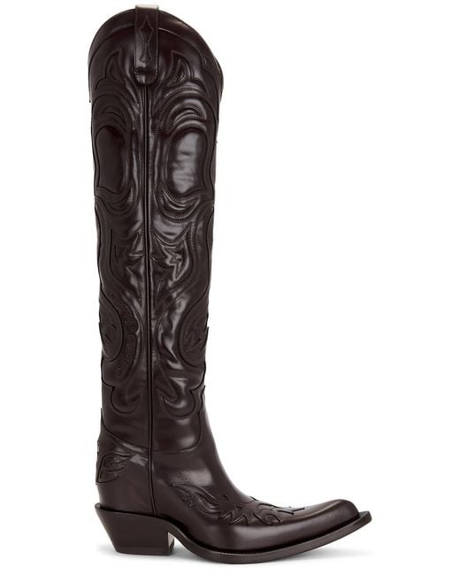 Acne Black Bogirl High Knee Boot