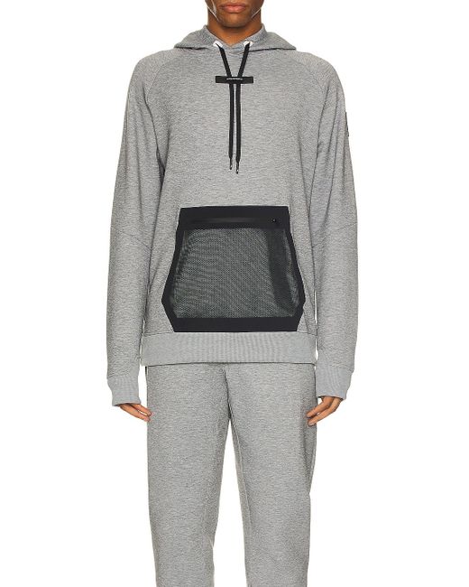 On Shoes Gray Hoodie for men