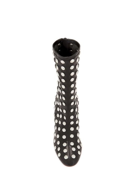 Khaite Black Apollo 85 Mid Heel Boot