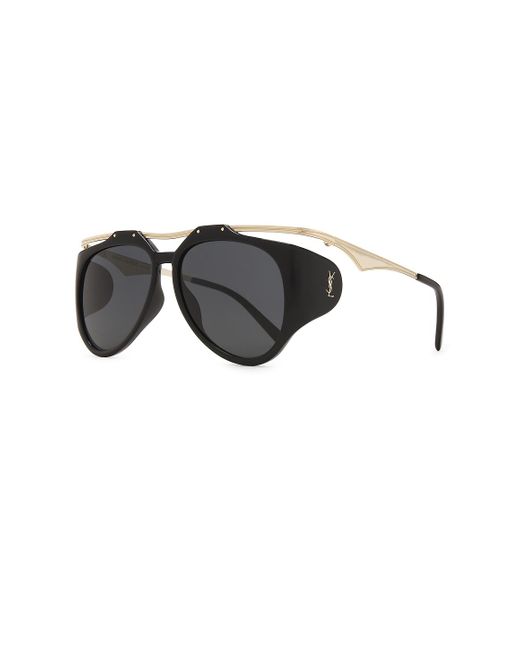 Saint Laurent Black Sl M137 Amelia Sunglasses
