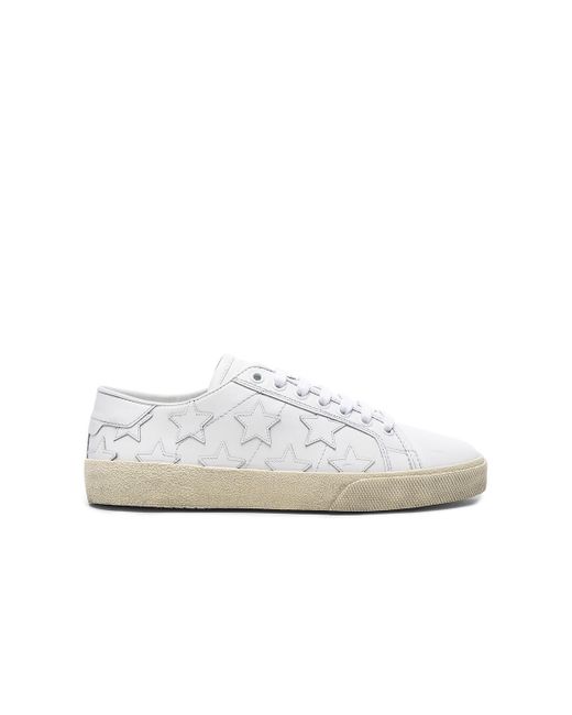 saint laurent off white court classic sneakers