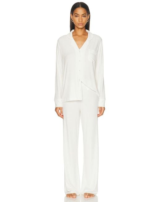 Skims White Soft Lounge Sleep Set