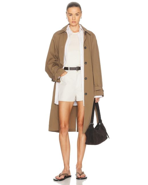 Lemaire White Button Short