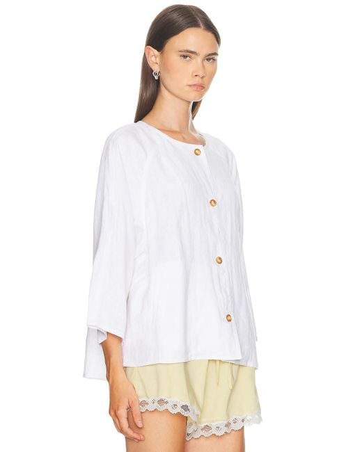 Posse White Olivia Blouse