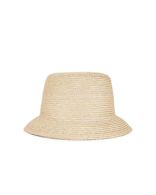 Saint Laurent Natural Straw Hat
