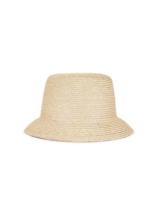 Saint Laurent Natural Straw Hat