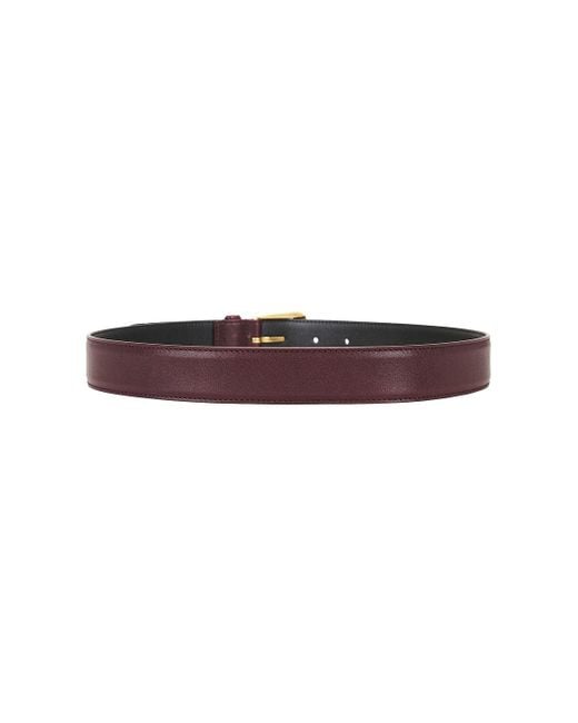 Saint Laurent Multicolor Textured Leather Belt
