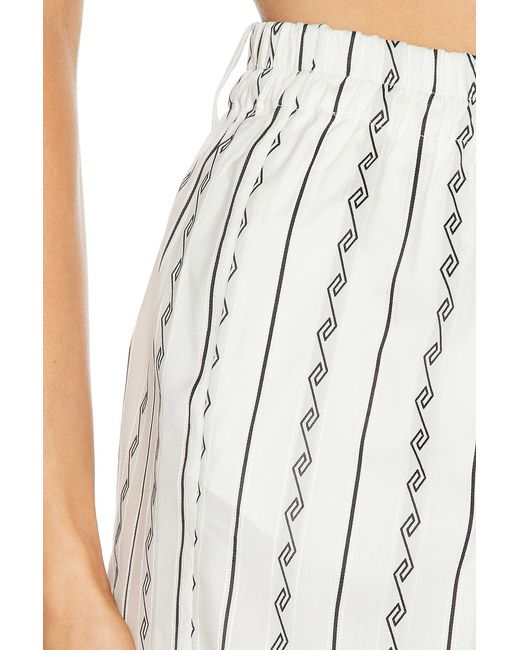 Versace White Mini Skirt