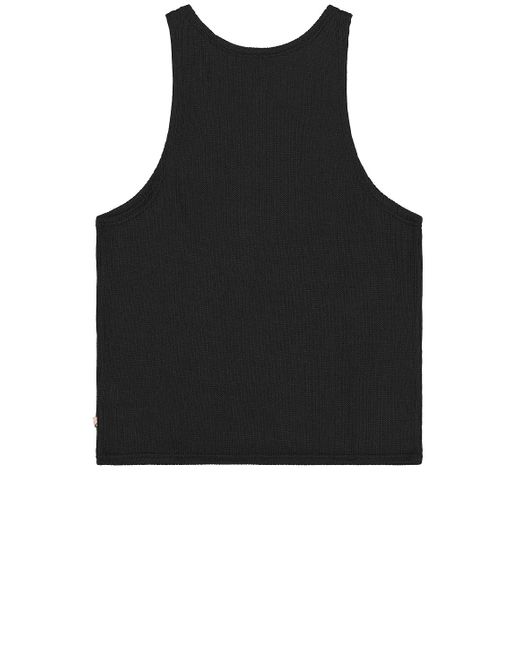 Honor The Gift Black Knit Tank Top for men