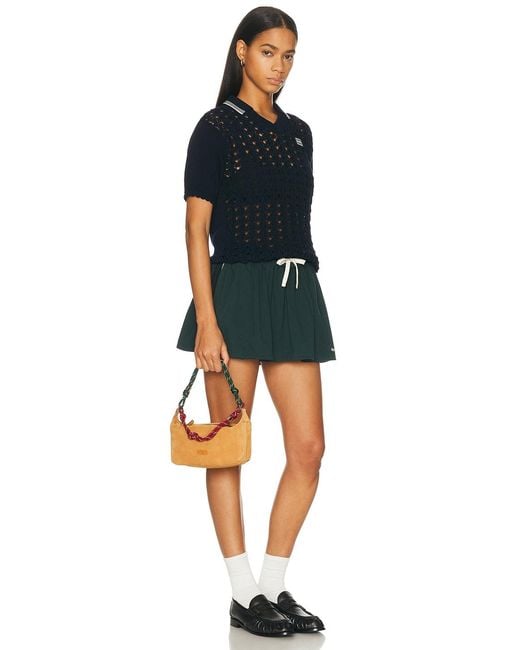FLOWZE Orange Flo Suede Pouch Bag