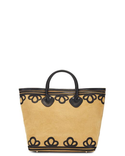 Bode Metallic Trefoil Tote Bag