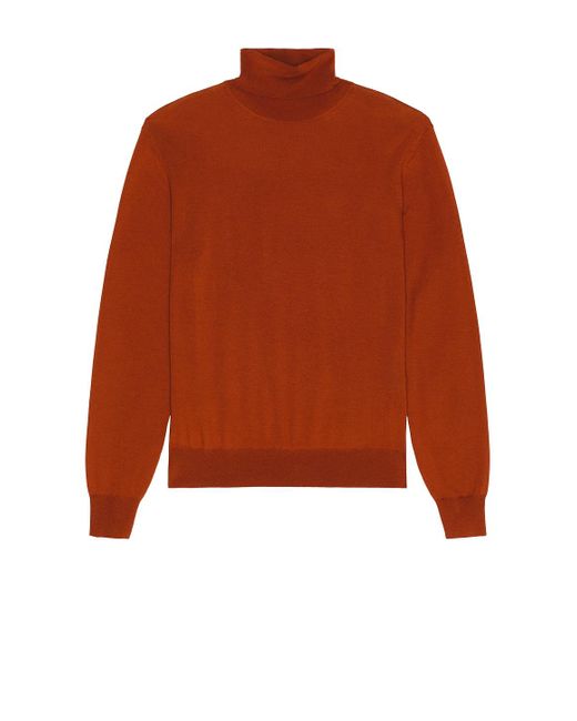 Saint Laurent Orange Turtle Neck for men