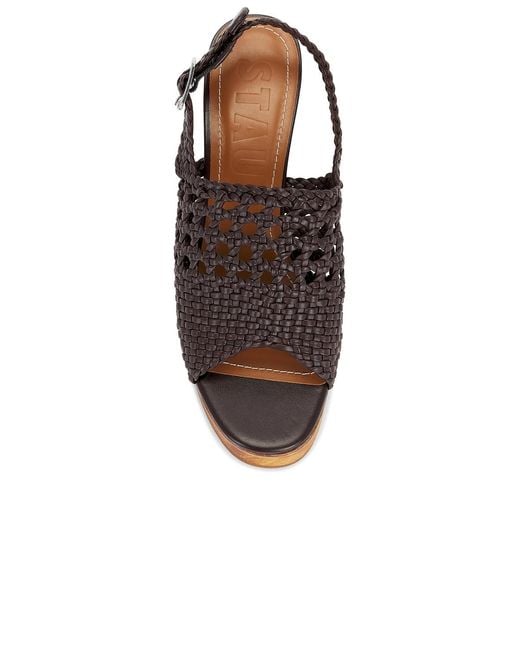 Staud Brown Martina Platform Sandal