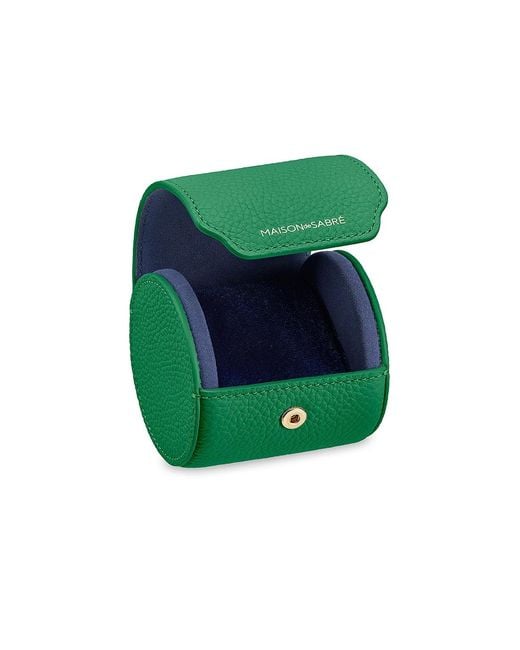 Maison De Sabre Green Watch Roll Case