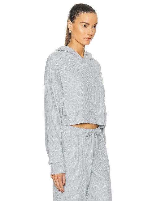 Alo Yoga Gray Muse Hoodie Sweatshirt