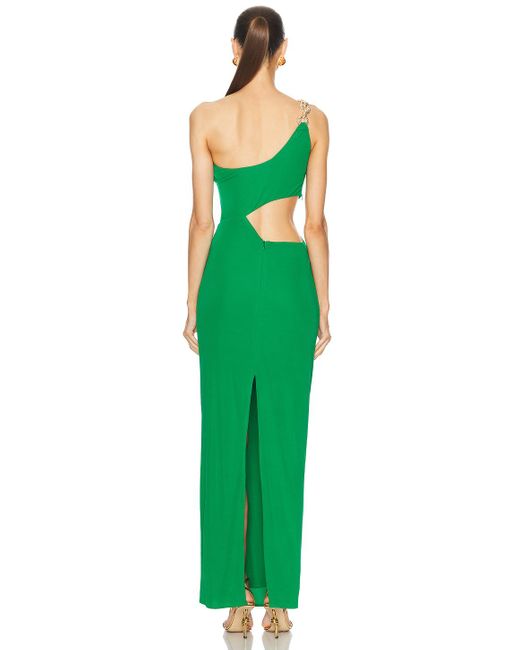Cult Gaia Green Cobie Gown