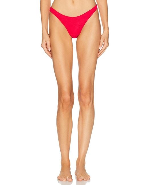 Juillet Red Bee Bikini Bottom
