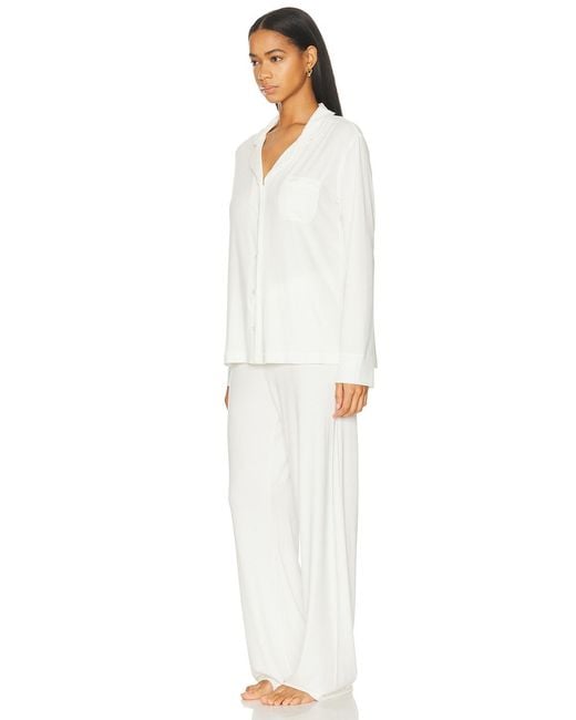 Skims White Soft Lounge Sleep Set