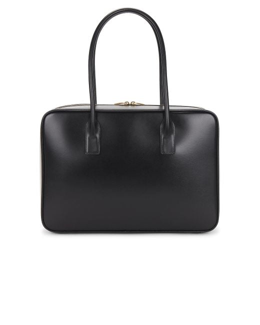 Saint Laurent Black Slp Bauletto Bag