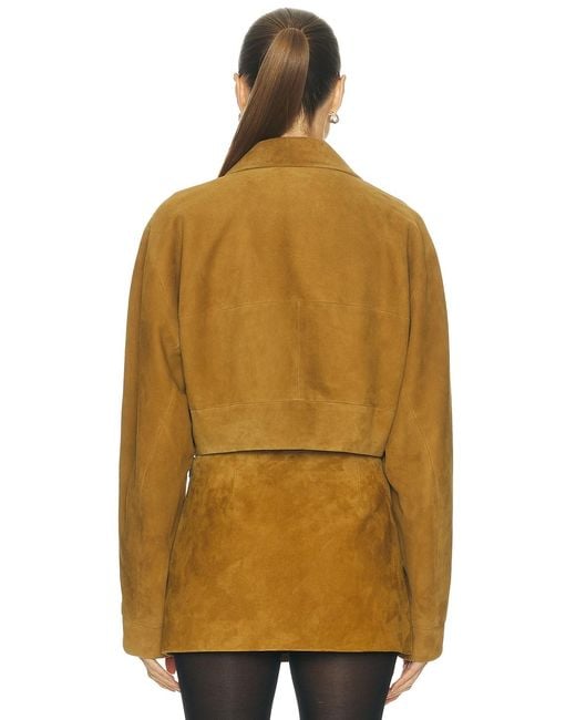 Khaite Yellow Sue Jacket