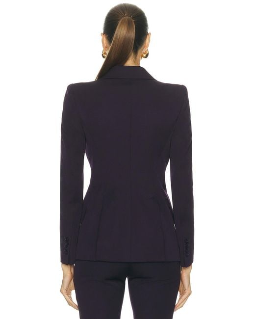 McQueen Blue One Button Jacket