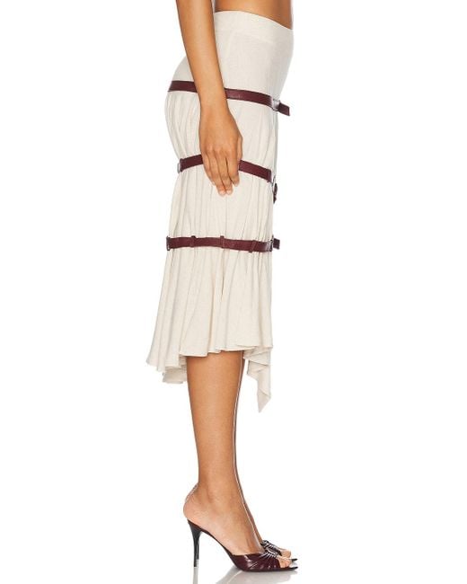 Mimchik Natural Triple Belt Skirt