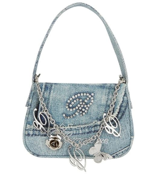 Blumarine Denim Bag in Blue | Lyst