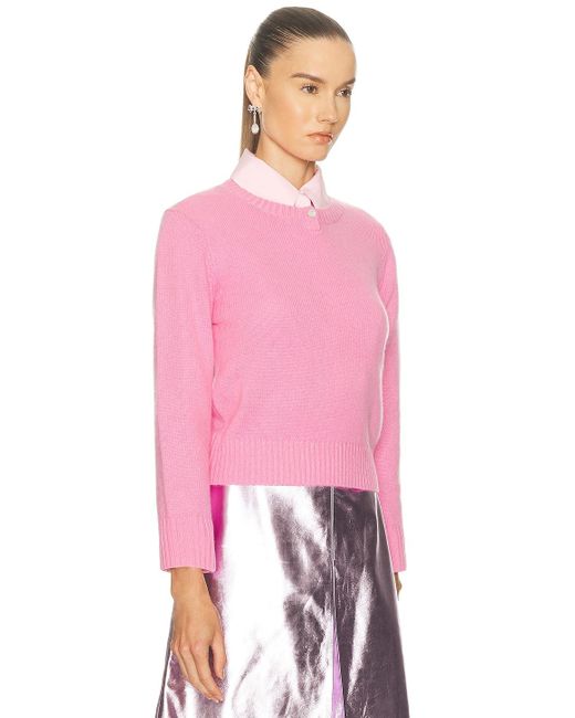Sandy Liang Pink Pino Sweater