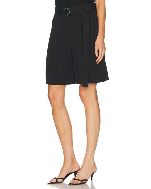 Helmut Lang Black Bermuda Short