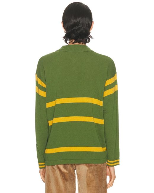 Bode Green Regis Polo Top